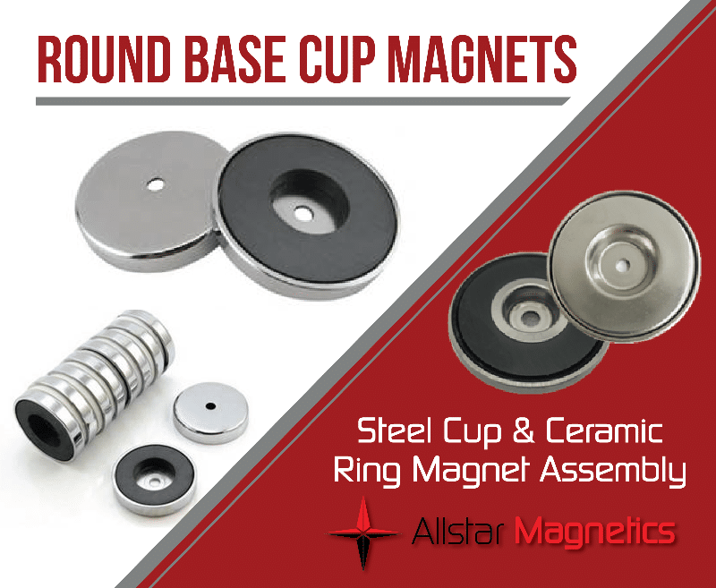 Ceramic Round Base Magnet Assemblies